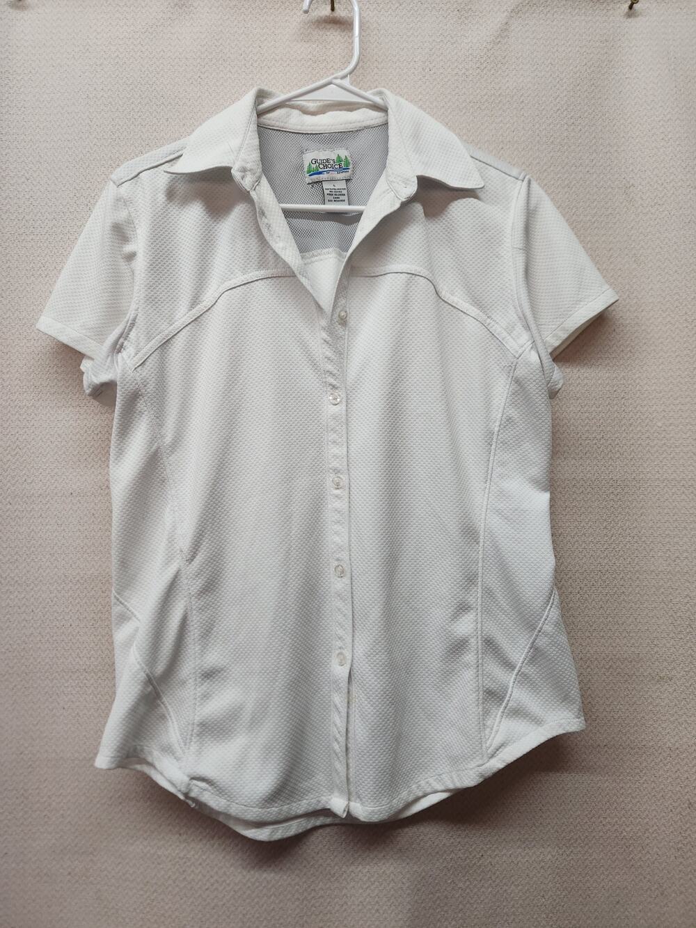 Guide's Choice White Vented Button Down Shirt
